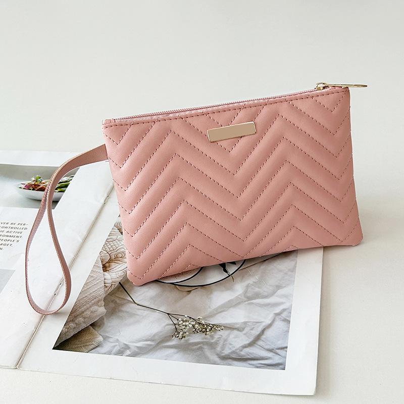 New Fashionable Women's Bag Clutch Bag, Simple Clutch Bag, Trendy Long Label Decorative Envelope Handbag, One Piece.