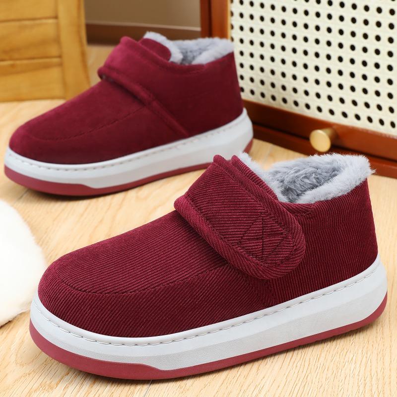 Cotton shoes women's new winter snow boots piled thickened cotton boots versatile women's boots cold-proof and warm cotton boots