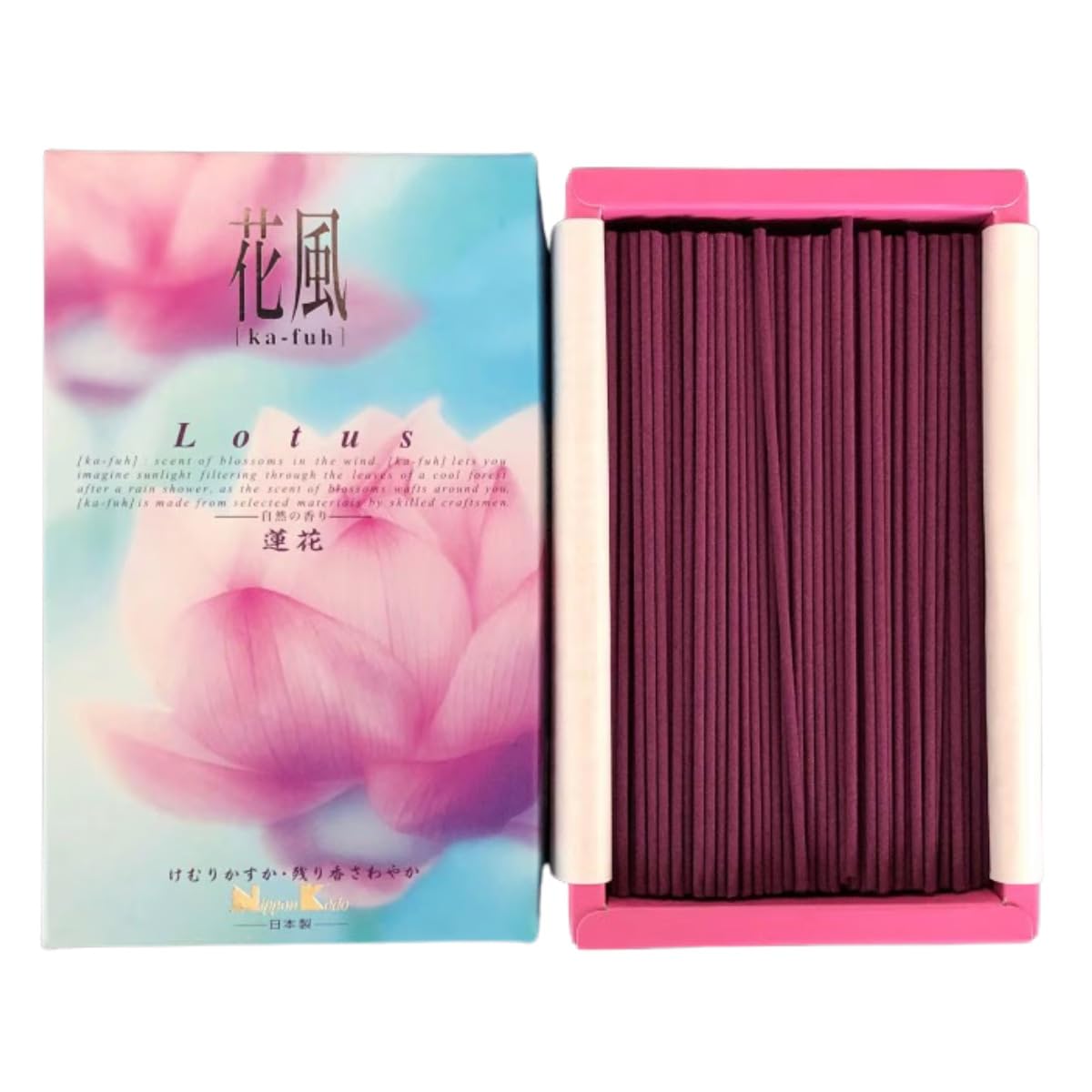 Nippon Kodo low-smoke incense, Kafu Lotus, large box