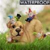 Dogs and Gnomes Outdoor Sculptures and Statues Garden Art Outdoor Decoration Lawn Yard Home Decoration
