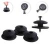 10X Black Hardware Hook Mounting Point Set For Car Rear Trunk Storage Organizer