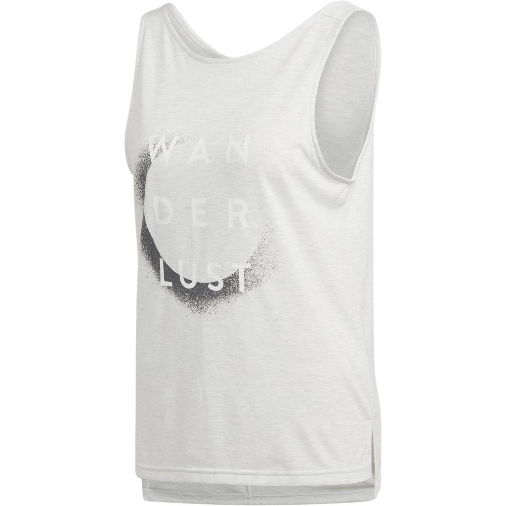 Adidas X Wanderlust Casual Comfortable Fashion Breathable Vest Women Tops White DT4808
