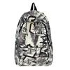 TS JYL laptop bag,Women Student Backpack Korean Style Solid Color Simple Junior High Bag