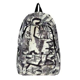 TS JYL laptop bag,Women Student Backpack Korean Style Solid Color Simple Junior High Bag