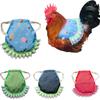 NOU șorț de găină, șa de pui elastic, protector pentru pene, haine reglabile pentru animale de companie, păsări, rochie de pui, șorț de pasăre pentru vreme rece