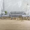 Wilsa Garden "Lima" Grey Aluminum Low Garden Lounge