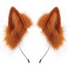 Japanese Lolita Headdress: Handmade Plush Cat & Fox Ears Headband