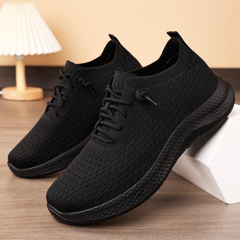 Shoes Women's shoes Versatile soft sole not tired feet Casual shoes Single shoes Lightweight sports shoes Flying woven mesh shoes
