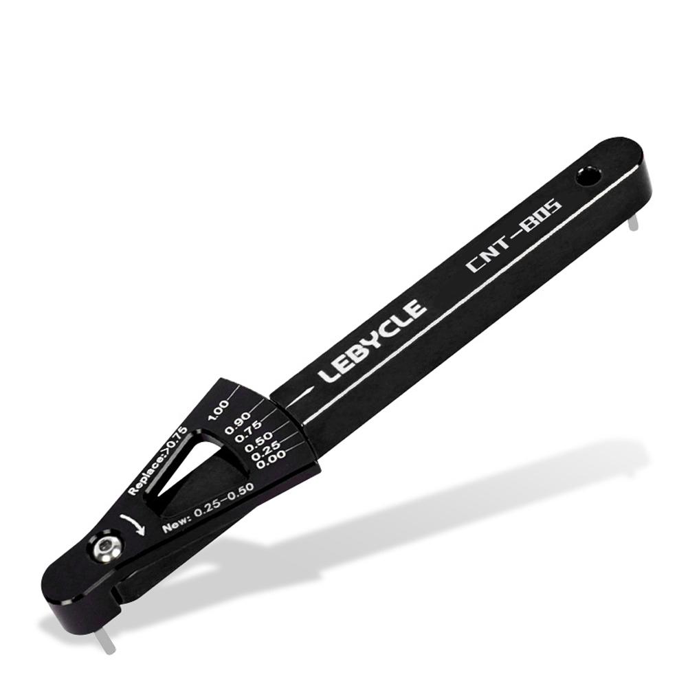 

Bicycle Chains Gauge Measurement Multi-functional Mountain Bike Aluminum Alloy Chain Wear Indicator Tool black #1