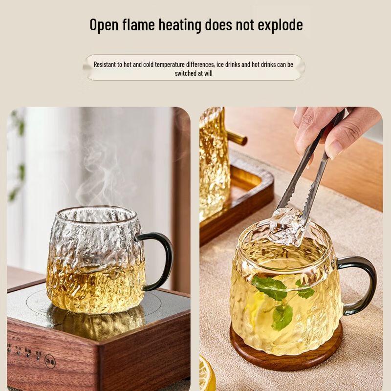 TXRMDX Elegant Glass Cup & Pitcher Set