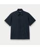 Silijeu Pleated Short Sleeve Outer Shirt Sasfm26831Nyx