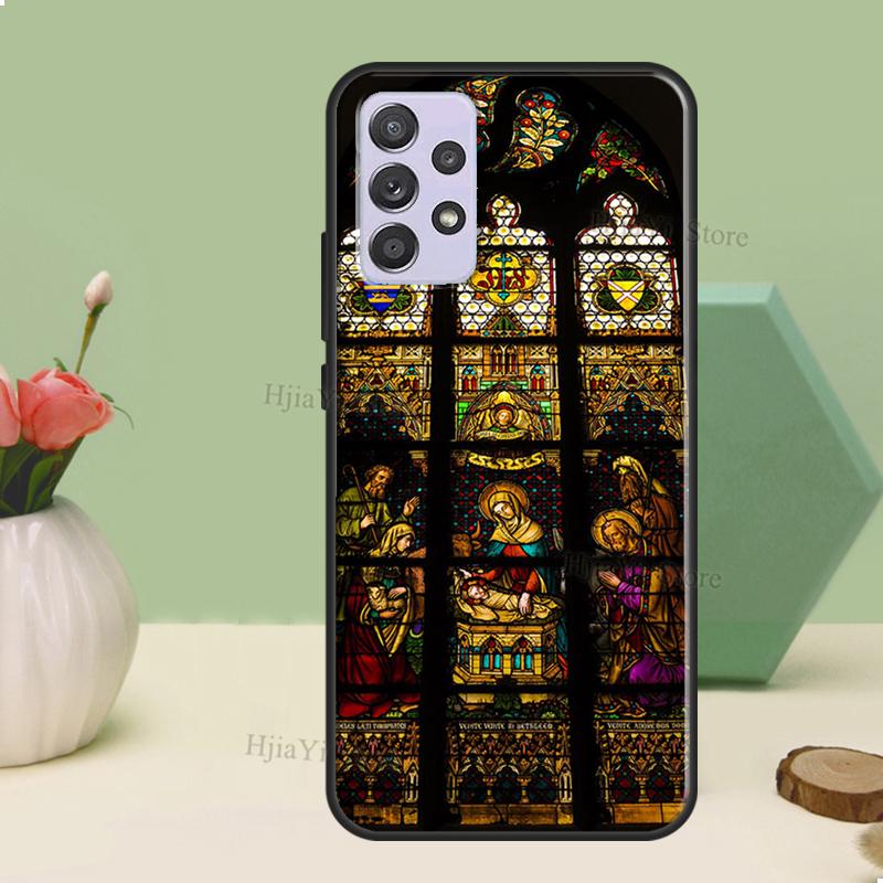 Virgin Mary of Hope Catholic Religious Art Case For Samsung A54 A34 A14 A51 A71 A12 A22 A32 A52 A72 A73 A33 A53 A13 Back Cover