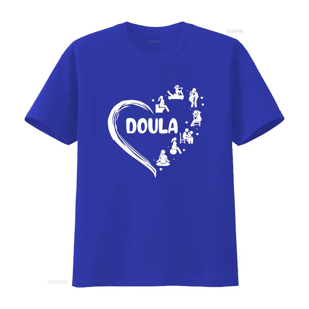 Doula T Shirt Thank You For Supporting Midwife Labor And Delivery Birth Prenatal Heart Pattern Design vintage Washed Stretched