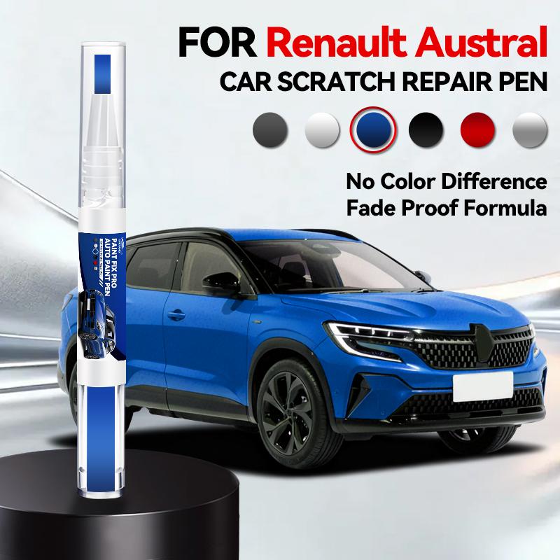 Para Renault Austral 2022-2025 CMF-CD Caneta de Reparo de Pintura Retoque Removedor de Arranhões DIY Acessórios Automotivos Preto Branco Azul Vermelho Cinza