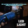 18V 100N.m Rechargeable Cordless Electric Wrench Right Angle Wrench with 2 Battery Charger Kit Ratchet Wrench Repair Tool
