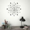 VidaXL Horloge Murale avec Mouvement à Quartz Design Moderne 50 cm Décoration 50641