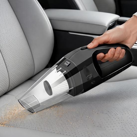 Portable Car Vacuum Cleaner Handheld with Multi-Nozzles, 4000Pa High Power Dust Collector for Vehicle Maintenance Cordless Vacuum, Deep Cleaning