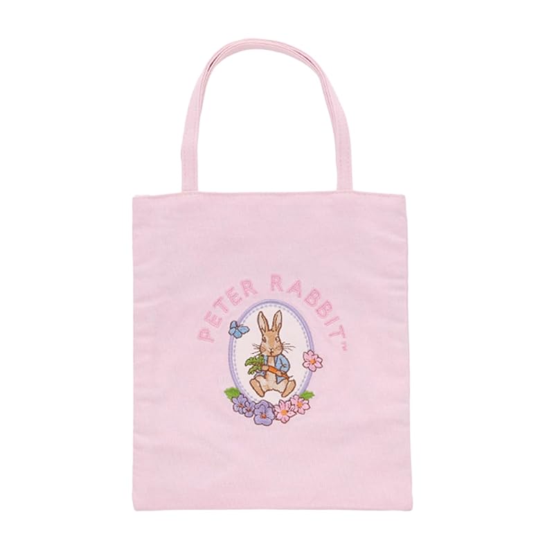 

[Marushin] mini tote bag simple flower pink