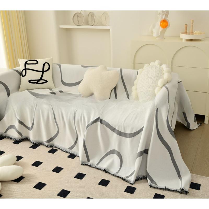 

Ins Sofa Cover Anti-Scratch Non-Slip Chenille Universal Sofa Cover All-Inclusive Soft Wool Back Cover 130*180