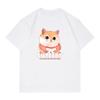 Cotton White Short Sleeve T-shirt Women's Summer Fashion Brand Loose T-shirt Top