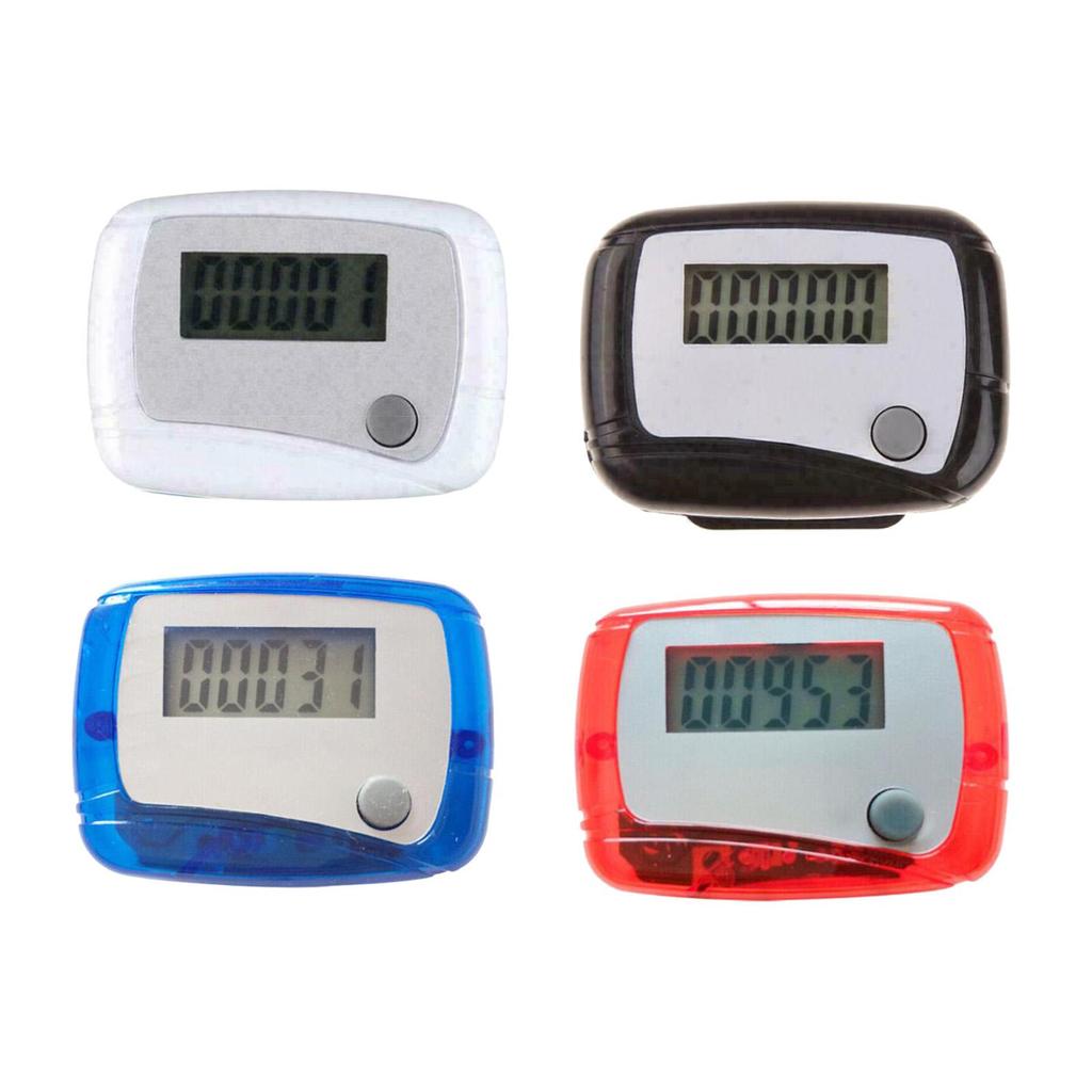 Pedometer Step Counter Gadgets Convenient Portable Exercise Belt Clip Electronic Pedometer for Fitness Walking Jogging Hiking