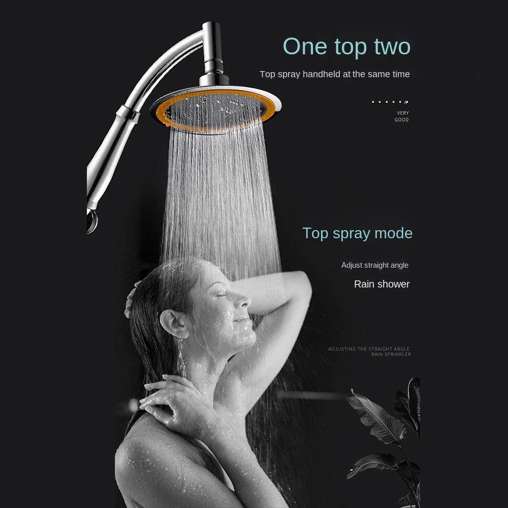 Adjustable Water-saving Sprinkler Round Shape Shower Rainfall Sprayer Bathroom Accessories