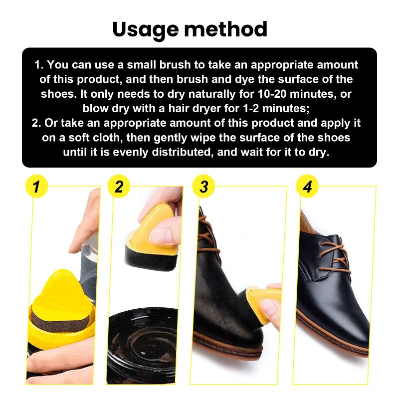Leather High Gloss Shoe Care Cream Car Seat Sofa Furniture Refurbishment Wax Lanolin Repair Solution for Office Use