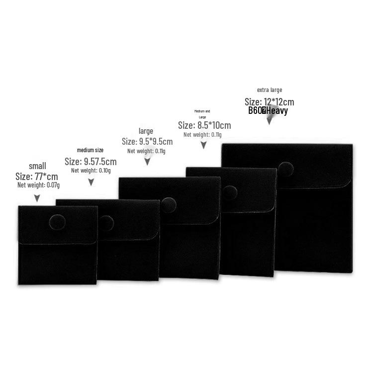 

Бархатный мешочек на кнопке для ювелирных изделий для колец, браслетов и ожерелий