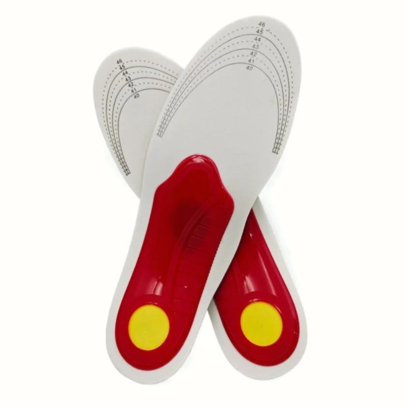 Arch Support Orthotic Insoles for Flat Feet High Elastic EVA Shock Absorption Cushion Breathable Inserts Men Women Daily