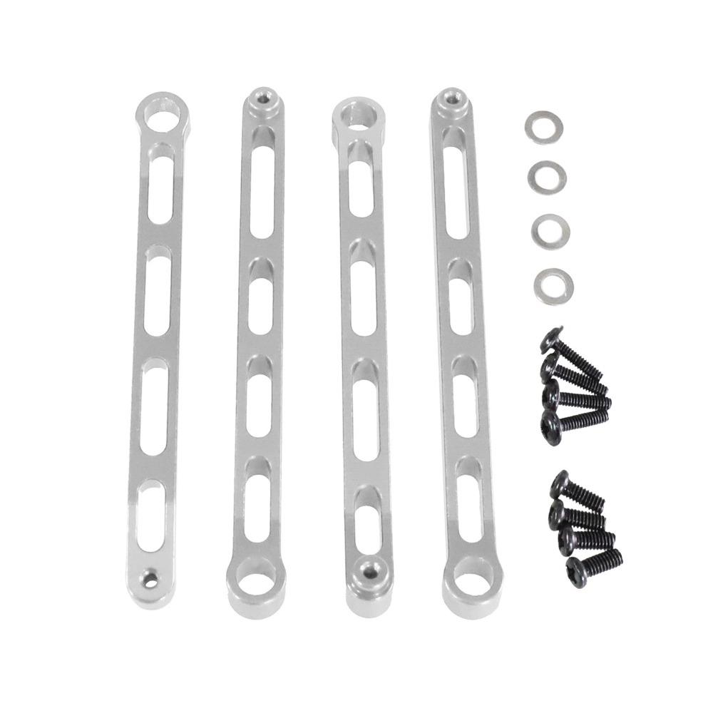4pcs Set 1/12 Scale Chassis Fixing Rod Black Red Silver RC Car Spare Parts for MN168 MN78 MN82
