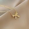 Bow Necklace~ Temperament Niche Design Clavicle Chain Women's 2026 New Trendy Spring and Summer Necklace