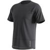 Salomon Men's CROSS RUN SHORTSLEEVE TEE, Deep Black, Size S, Outdoor T-Shirt