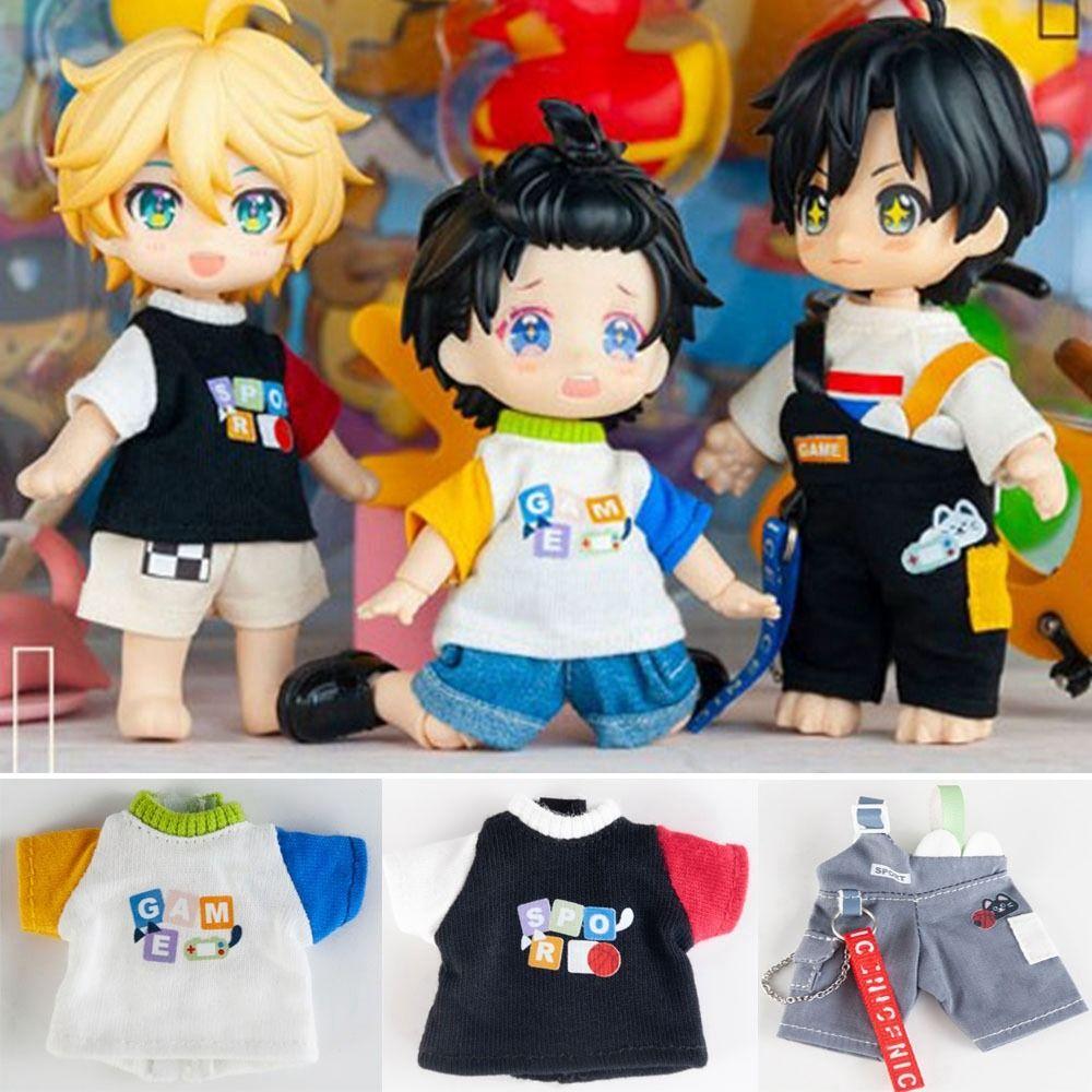 

Модная кукла-футболка, повседневная одежда, кукольная одежда, куклы 1/11 ob11/куклы BJD 1/12