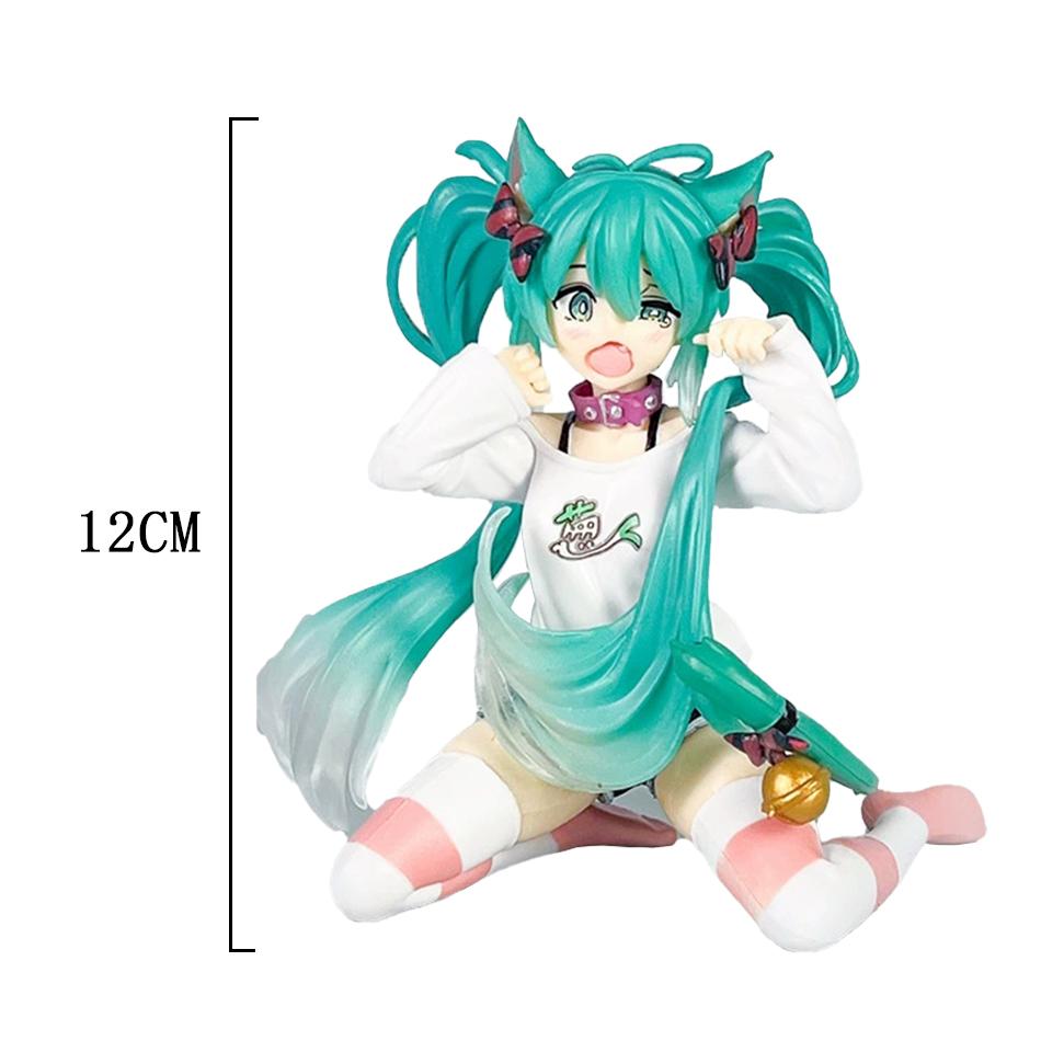 21Cm Sexy Girl Hatsune Miku Anime Figure Fashion Subclture Miku Action Figure Christmas Gift Pvc Collection Model Doll Toys