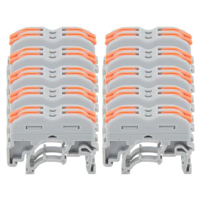 DIN Rail Type Lever Wire Connector Wire Splicing Connectors Electrical Cable Terminal for Circuit