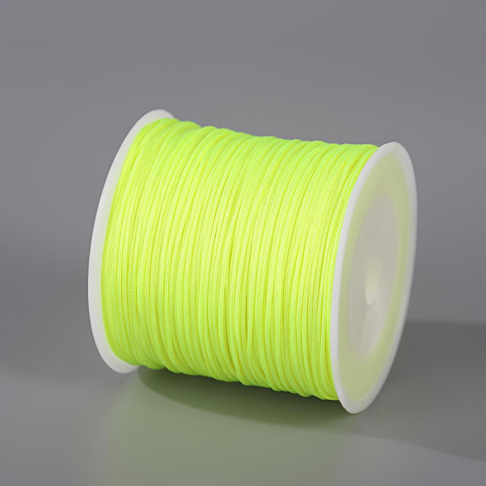 Handmade No. 72 Jade Thread - 0.8mm Wear-Resistant String for Jewelry Crafting, Hand Rope, Bracelets, DIY Necklaces, 50m