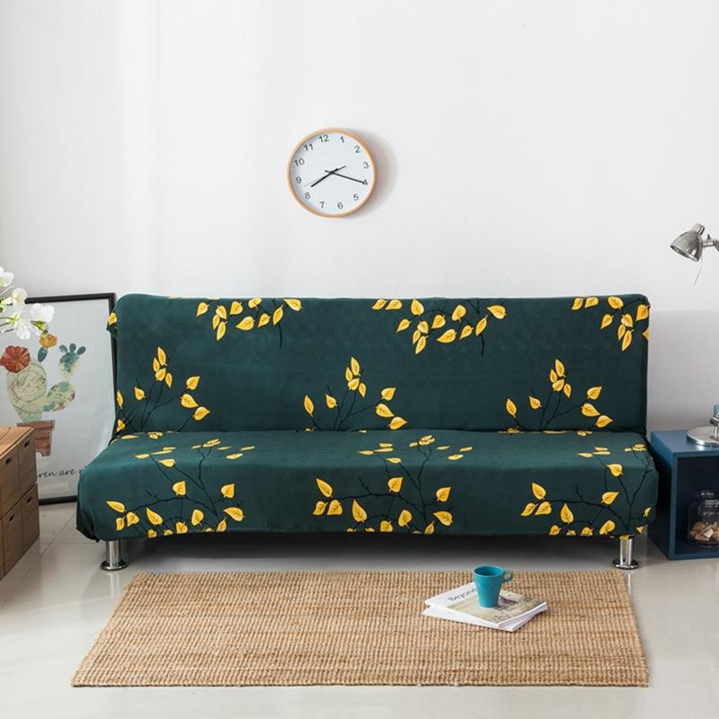Full Coverage Elastic Sofa Bed Cover, Armless Sofa Cover, Cross-border Sofa Bed Dust Cover