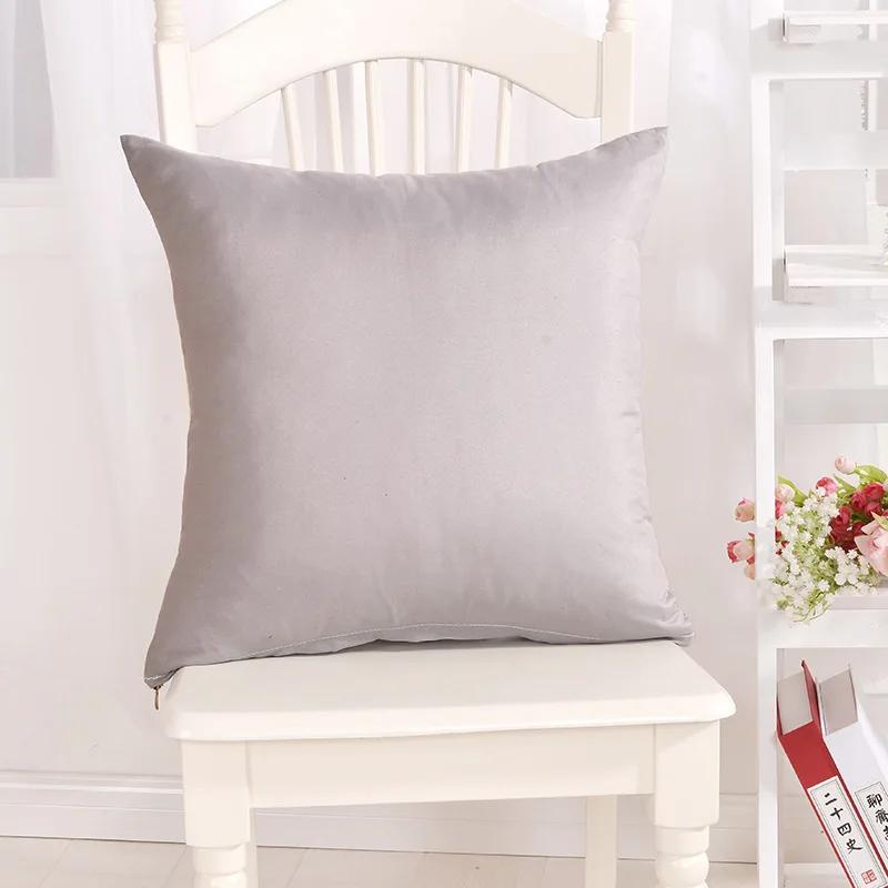 Candy Color Pillowcase Solid Decorative Home Decoration Sofa Car Cushion Cover 40X40