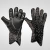 1 Pair Rubber Goalkeeper Gloves Anti-Slip Kids Goalie Gloves Latex Goalkeeper Gloves   Play Football