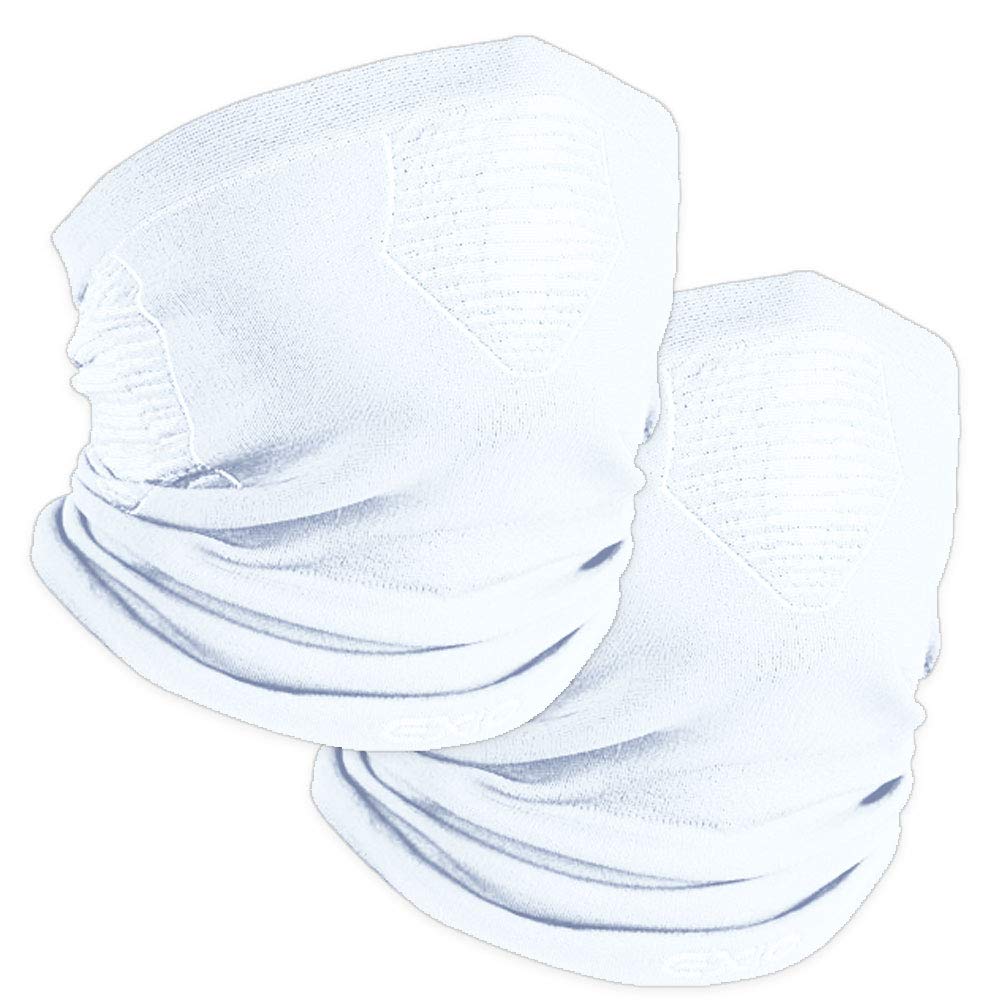 

Набор из 2 охлаждающих масок для лица с защитой от брызг и ультрафиолета [EXIO] для мужчин и женщин (Белый/Белый, БЕСПЛАТНО)