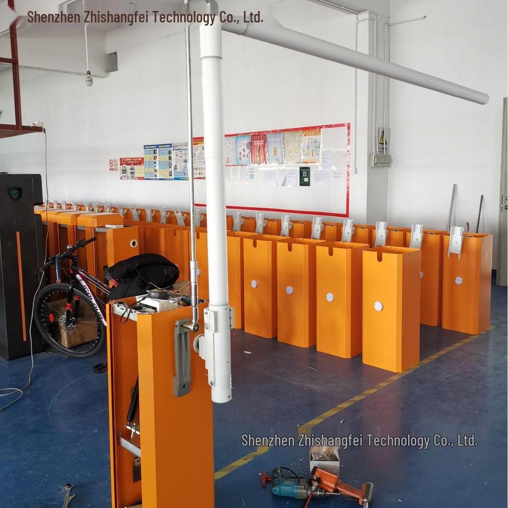 CSKLO5 Zhishangfei 0.6s High-Speed Barrier Gate Motor with 180° Folding Arm Pole