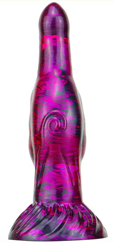Gode Fantasy Skurix 19 x 5.5cm Violet-Noir - MetallicAnal - Godes insolites