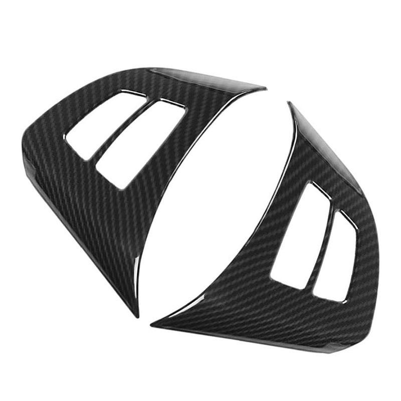 2 ΤΕΜ/Σετ Κάλυμμα πλαισίου κουμπιού τιμονιού αυτοκινήτου για BMW X5 E70 X6 E71 2008-2013