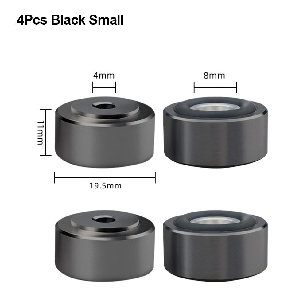1/4Pcs Aluminum Alloy Feet Pad Isolation Amplifier Base Feet  for Speakers CD Amplifier