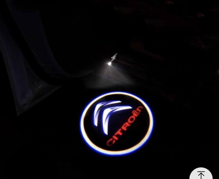 

2pcs LED Wireless Car Welcome Lights HD Projector Lamp For Citroen Xsara Dispatch Saxo Picasso C4 C4L C3 C5 X7 C2 C6 C8 DS3 LOGO B