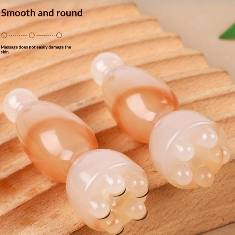 Smooth Face Massage Tool Resin Gua Sha Face Skin Care Massage Stick Lotus Seedpod Shape Massager Facial Physiotherapy Tool