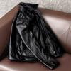 Men Genuine Leather Motorcycle Jacket with Built In Armor Pockets Trendy Biker Outfit
