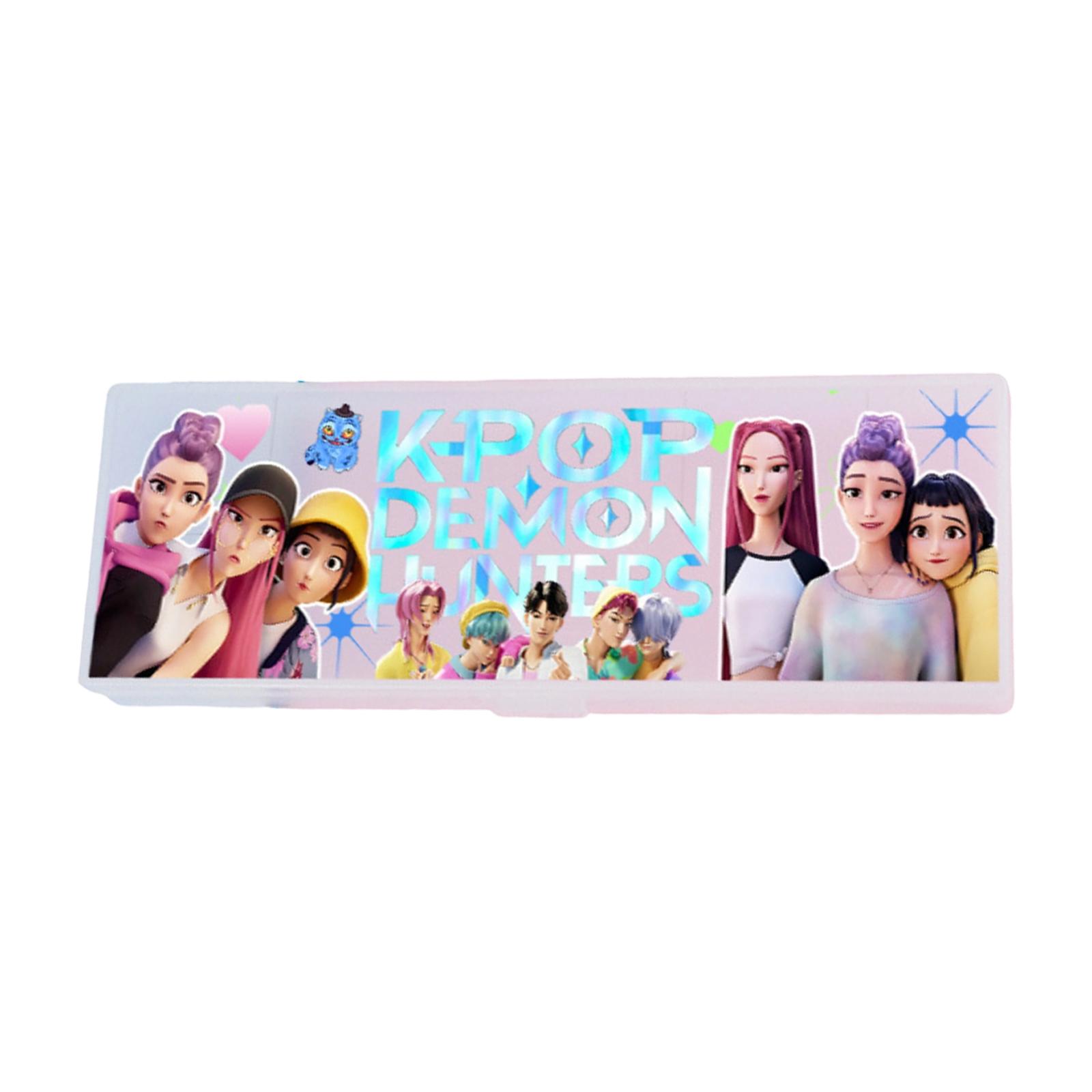 

Frosted Plastic Pencil Case, Anime-themed, Loved By Both Boys And Girls, DIY Anime Pencil Case Gift.