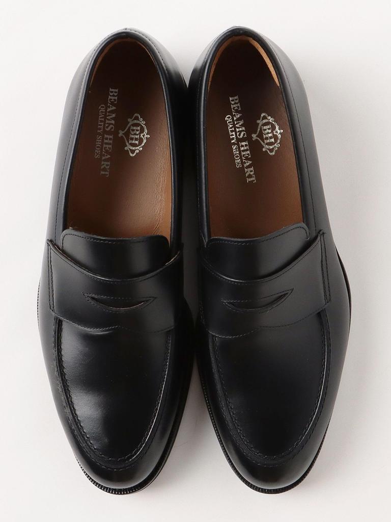 [BEAMS HART] Leather Shoes Penny Loafers Men's BLACK 9 413200411591923
