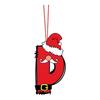2D 26 Letter Christmas Ornaments Acrylic Flat Christmas Tree Home Decorations Ornaments